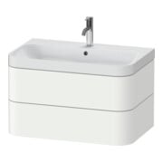 Duravit Möbelwaschtisch Happy D.2 Plus 77,5x49cm, 1 HL, we s-matt, 2 Schubk.