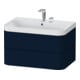 Duravit Möbelwaschtisch Happy D.2 Plus 77,5x49cm, 2 HL, blau s-matt, 2 Schubk.-1