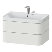 Duravit Möbelwaschtisch Happy D.2 Plus 77,5x49cm, 2 HL, No we s-matt, 2 Schubk.