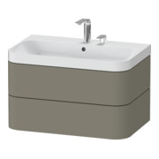 Duravit Möbelwaschtisch Happy D.2 Plus 77,5x49cm, 2 HL, st-g s-matt, 2 Schubk.