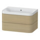 Duravit Möbelwaschtisch Happy D.2 Plus 77,5x49cm, o. HL, Medit. Ei, 2 Schubk.-1