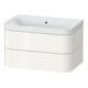 Duravit Möbelwaschtisch Happy D.2 Plus 77,5x49cm, o. HL, we hgl, 2 Schubkästen-1
