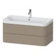 Duravit Möbelwaschtisch Happy D.2 Plus 97,5x49cm, 1 HL, leinen, 2 Schubkästen-1