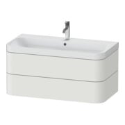Duravit Möbelwaschtisch Happy D.2 Plus 97,5x49cm, 1 HL, No we s-matt, 2 Schubk.