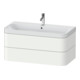 Duravit Möbelwaschtisch Happy D.2 Plus 97,5x49cm, 1 HL, we matt, 2 Schubkästen-1