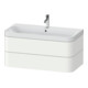 Duravit Möbelwaschtisch Happy D.2 Plus 97,5x49cm, 1 HL, we s-matt, 2 Schubk.-1