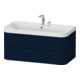 Duravit Möbelwaschtisch Happy D.2 Plus 97,5x49cm, 2 HL, blau s-matt, 2 Schubk.-1