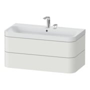 Duravit Möbelwaschtisch Happy D.2 Plus 97,5x49cm, 2 HL, No we s-matt, 2 Schubk.