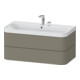 Duravit Möbelwaschtisch Happy D.2 Plus 97,5x49cm, 2 HL, st-g s-matt, 2 Schubk.-1