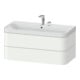 Duravit Möbelwaschtisch Happy D.2 Plus 97,5x49cm, 2 HL, we s-matt, 2 Schubk.-1