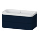 Duravit Möbelwaschtisch Happy D.2 Plus 97,5x49cm, o. HL, blau s-matt, 2 Schubk.-1