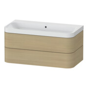 Duravit Möbelwaschtisch Happy D.2 Plus 97,5x49cm, o. HL, Medit. Ei, 2 Schubk.