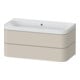 Duravit Möbelwaschtisch Happy D.2 Plus 97,5x49cm, o. HL, Tau matt, 2 Schubk.-1