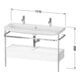 Duravit Möbelwaschtisch-Kombi Happy D.2 Plus 117,5x49cm, 1 HL, m Kons, 1 Lad, gra m-3