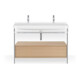 Duravit Möbelwaschtisch-Kombi Happy D.2 Plus 117,5x49cm, 1 HL, m Kons, 1 Lad, Me Ei-1