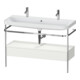 Duravit Möbelwaschtisch-Kombi Happy D.2 Plus 117,5x49cm, 1 HL, m Kons, 1 Lad, No w m-1