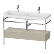 Duravit Möbelwaschtisch-Kombi Happy D.2 Plus 117,5x49cm, 1 HL, m Kons, 1 Lad, T m