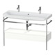 Duravit Möbelwaschtisch-Kombi Happy D.2 Plus 117,5x49cm, 1 HL, m Kons, 1 Lad, we matt-1