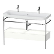Duravit Möbelwaschtisch-Kombi Happy D.2 Plus 117,5x49cm, 1 HL, m Kons, 1 Lad, we matt