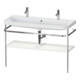 Duravit Möbelwaschtisch-Kombi Happy D.2 Plus 117,5x49cm, 1 HL, m Konso, No we s-matt-1