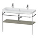 Duravit Möbelwaschtisch-Kombi Happy D.2 Plus 117,5x49cm, 1 HL, m Konso, st-g s-matt-1