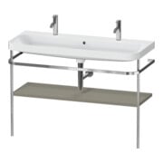 Duravit Möbelwaschtisch-Kombi Happy D.2 Plus 117,5x49cm, 1 HL, m Konso, st-g s-matt