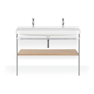 Duravit Möbelwaschtisch-Kombi Happy D.2 Plus 117,5x49cm, 1 HL, m Konsole, Medit. Ei