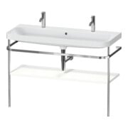 Duravit Möbelwaschtisch-Kombi Happy D.2 Plus 117,5x49cm, 1 HL, m Konsole, we s-matt