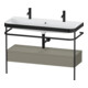 Duravit Möbelwaschtisch-Kombi Happy D.2 Plus 117,5x49cm, m 1 HL, Konso, st-g s-matt