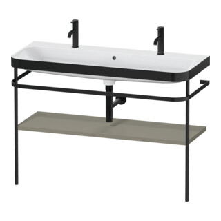 Duravit Möbelwaschtisch-Kombi Happy D.2 Plus 117,5x49cm, m 1 HL, Konso, st-g s-matt