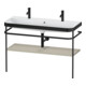 Duravit Möbelwaschtisch-Kombi Happy D.2 Plus 117,5x49cm, m 1 HL, Konsole, Tau s-matt