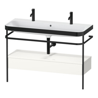 Duravit Möbelwaschtisch-Kombi Happy D.2 Plus 117,5x49cm, m 1 HL, Konsole, we hgl
