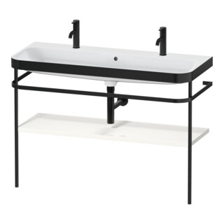 Duravit Möbelwaschtisch-Kombi Happy D.2 Plus 117,5x49cm, m 1 HL, Konsole, we hgl