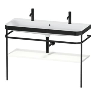 Duravit Möbelwaschtisch-Kombi Happy D.2 Plus 117,5x49cm, m 1 HL, Konsole, we matt