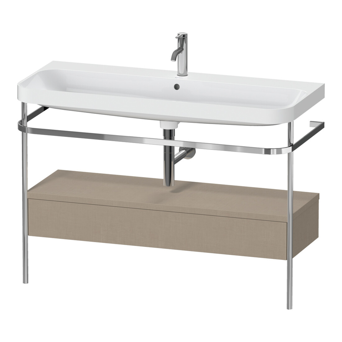 Duravit Möbelwaschtisch-Kombi Happy D.2 Plus 117,5x49cm, m Kons, 1 Lad, 1 HL, lei