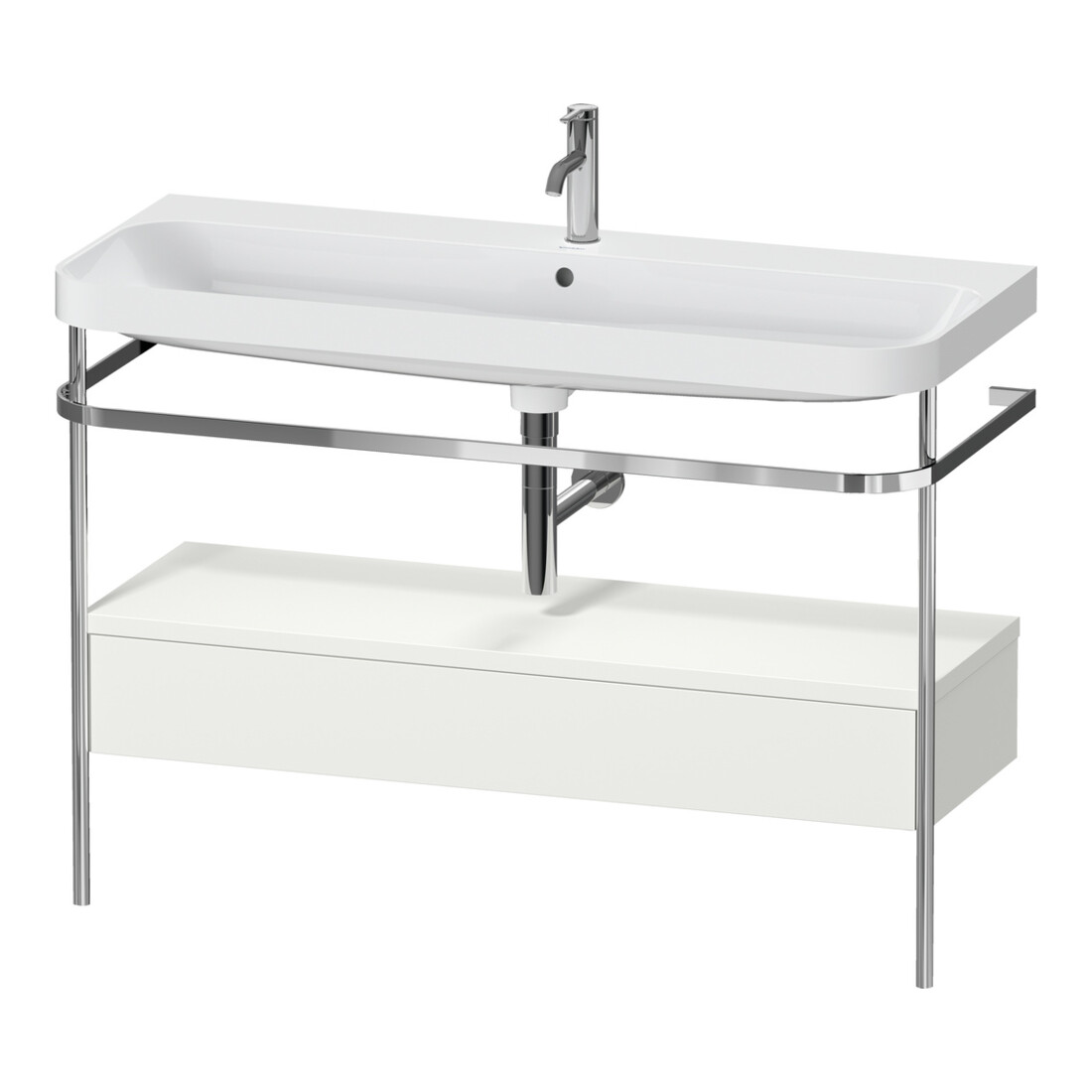 Duravit Möbelwaschtisch-Kombi Happy D.2 Plus 117,5x49cm, m Kons, 1 Lad, 1 HL, No w m