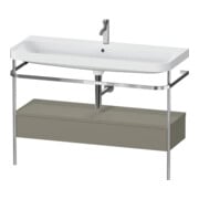 Duravit Möbelwaschtisch-Kombi Happy D.2 Plus 117,5x49cm, m Kons, 1 Lad, 1 HL, st-g m
