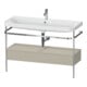 Duravit Möbelwaschtisch-Kombi Happy D.2 Plus 117,5x49cm, m Kons, 1 Lad, 1 HL, T m-1