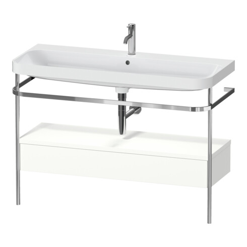 Duravit Möbelwaschtisch-Kombi Happy D.2 Plus 117,5x49cm, m Kons, 1 Lad, 1 HL, w m
