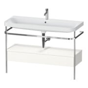 Duravit Möbelwaschtisch-Kombi Happy D.2 Plus 117,5x49cm, m Kons, 1 Lad, 1 HL, we hgl