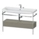 Duravit Möbelwaschtisch-Kombi Happy D.2 Plus 117,5x49cm, m Kons, 1 Lad, 2 HL, st-g m-1
