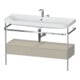 Duravit Möbelwaschtisch-Kombi Happy D.2 Plus 117,5x49cm, m Kons, 1 Lad, 2 HL, T m-1