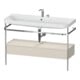 Duravit Möbelwaschtisch-Kombi Happy D.2 Plus 117,5x49cm, m Kons, 1 Lad, 2 HL, T matt-1