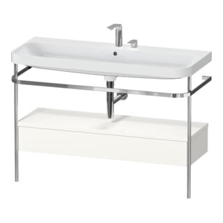 Duravit Möbelwaschtisch-Kombi Happy D.2 Plus 117,5x49cm, m Kons, 1 Lad, 2 HL, we hgl