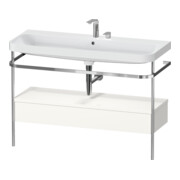 Duravit Möbelwaschtisch-Kombi Happy D.2 Plus 117,5x49cm, m Kons, 1 Lad, 2 HL, we hgl