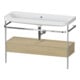 Duravit Möbelwaschtisch-Kombi Happy D.2 Plus 117,5x49cm, m Kons, 1 Lad, o HL, Me Ei-1