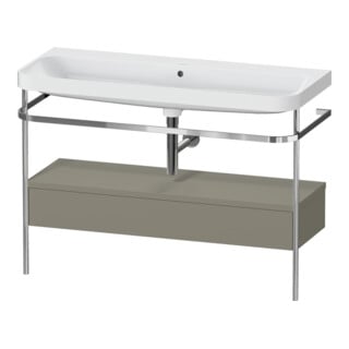 Duravit Möbelwaschtisch-Kombi Happy D.2 Plus 117,5x49cm, m Kons, 1 Lad, o HL, st-g m