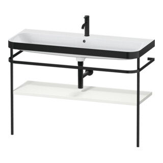 Duravit Möbelwaschtisch-Kombi Happy D.2 Plus 117,5x49cm, m Konso, 1 HL, No we s-matt