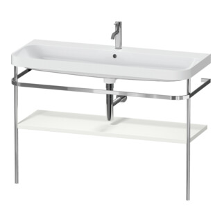 Duravit Möbelwaschtisch-Kombi Happy D.2 Plus 117,5x49cm, m Konso, 1 HL, No we s-matt