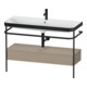Duravit Möbelwaschtisch-Kombi Happy D.2 Plus 117,5x49cm, m Konso, 1 Lad, 1 HL, lei